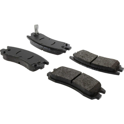 Centric Parts Disc Brake Pad Set Posi Quiet Extended Wear with Shims and Hardware for 2009-2008 Buick Allure 106.06980