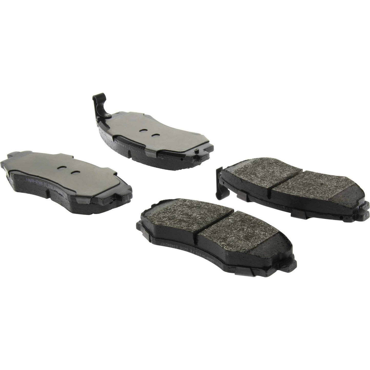 Centric Parts Disc Brake Pad Set Posi Quiet Extended Wear with Shims and Hardware for 2003-1989 Hyundai Sonata 2001-1997 Tiburon 106.07001