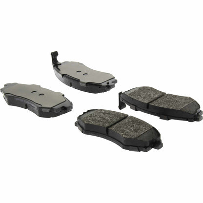 Centric Parts Disc Brake Pad Set Posi Quiet Extended Wear with Shims and Hardware for 2003-1989 Hyundai Sonata 2001-1997 Tiburon 106.07001