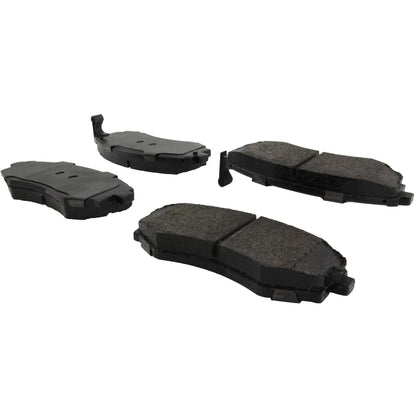 Centric Parts Disc Brake Pad Set Posi Quiet Extended Wear with Shims and Hardware for 2005-2006 Hyundai Elantra 106.07002