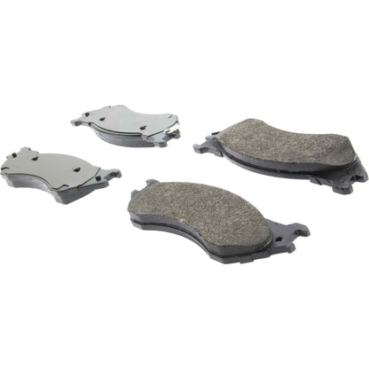 Centric Parts Disc Brake Pad Set Posi Quiet Extended Wear with Shims and Hardware for 1998-2004 Dodge Ram 1500, Ford Expedition, F-150 106.07020
