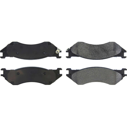 Centric Parts Disc Brake Pad Set Posi Quiet Extended Wear with Shims and Hardware for 1998-2004 Dodge Ram 1500, Ford Expedition, F-150 106.07020