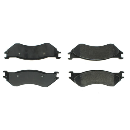 Centric Parts Disc Brake Pad Set Posi Quiet Extended Wear with Shims and Hardware for Dodge Ram 1500 2008-2006, Ram 2500 2008-2001, Ram 3500 2008-2001, Ram 4000 2002-2001 & 2008-2005 106.07021