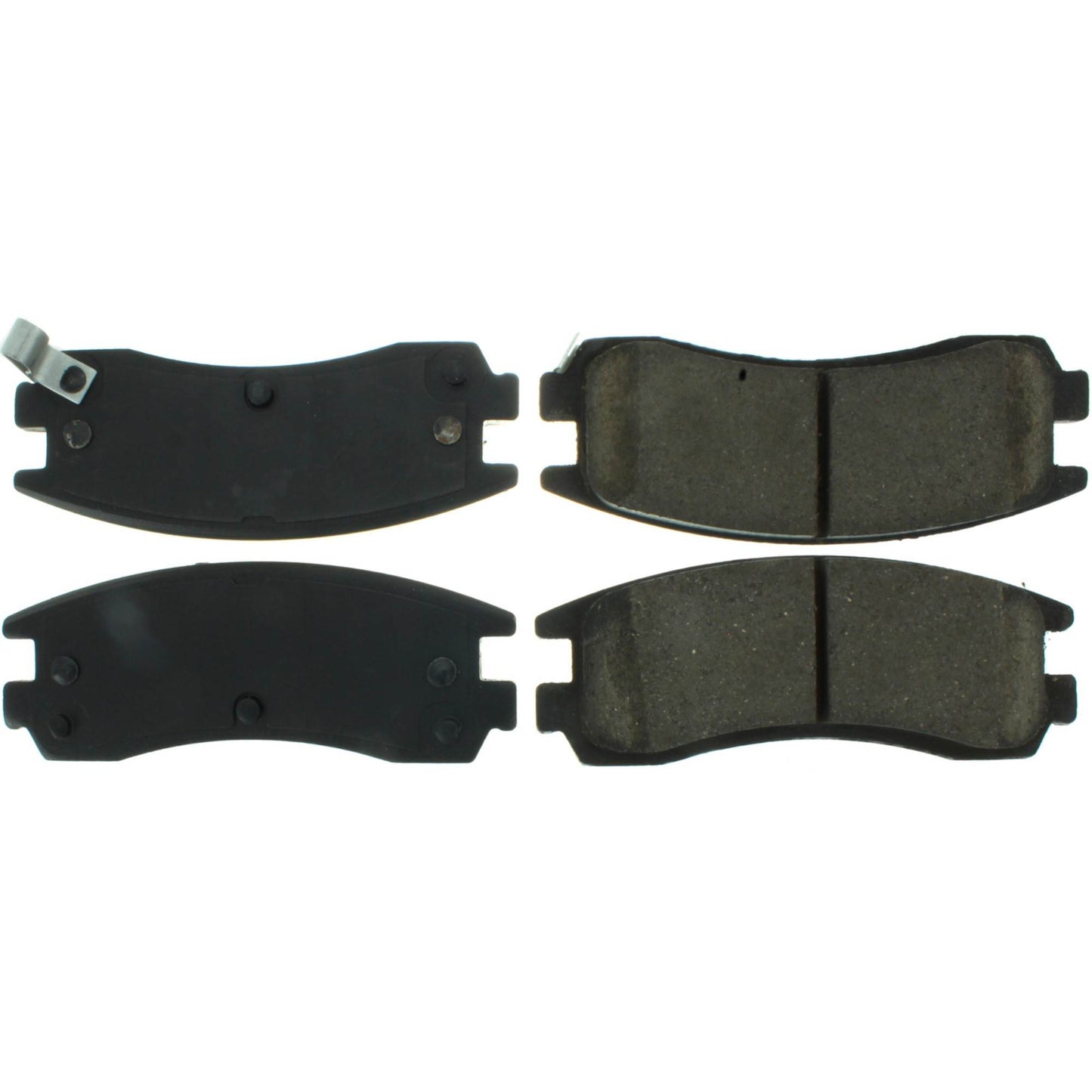 Centric Parts Disc Brake Pad Set Posi Quiet Extended Wear with Shims and Hardware for 2005-2000 Buick LeSabre 106.07140