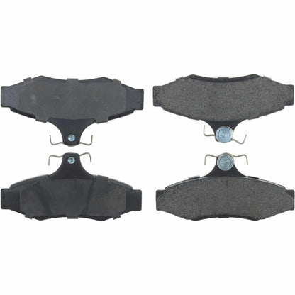 Centric Parts Disc Brake Pad Set Posi Quiet Extended Wear with Shims for 1999-2002 Daewoo Leganza Nubira Mitsubishi Diamante 106.07240
