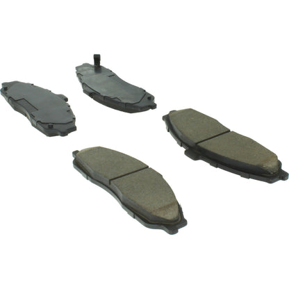 Centric Parts Disc Brake Pad Set Posi Quiet Extended Wear with Shims and Hardware for 2009-2004 Cadillac XLR 2013-1997 Chevrolet Corvette 2006-2005 Pontiac GTO 106.07310