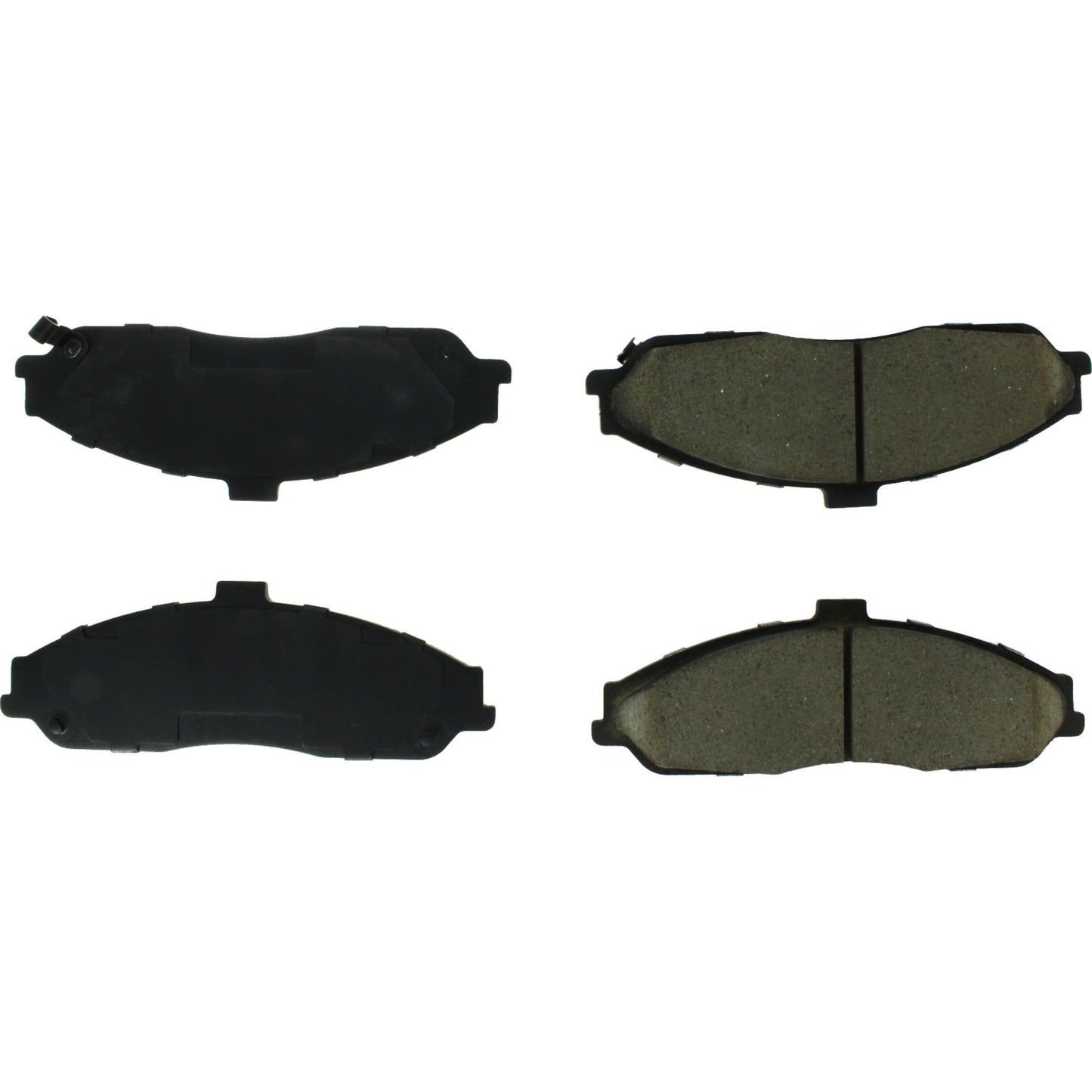 Centric Parts Disc Brake Pad Set Posi Quiet Extended Wear with Shims and Hardware for 2009-2004 Cadillac XLR 2013-1997 Chevrolet Corvette 2006-2005 Pontiac GTO 106.07310