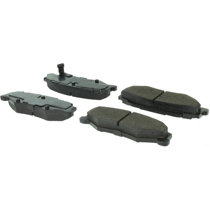 Centric Parts Disc Brake Pad Set Posi Quiet Extended Wear with Shims and Hardware for 2004-2009 Cadillac XLR 2013-1997 Chevrolet Corvette 106.07320