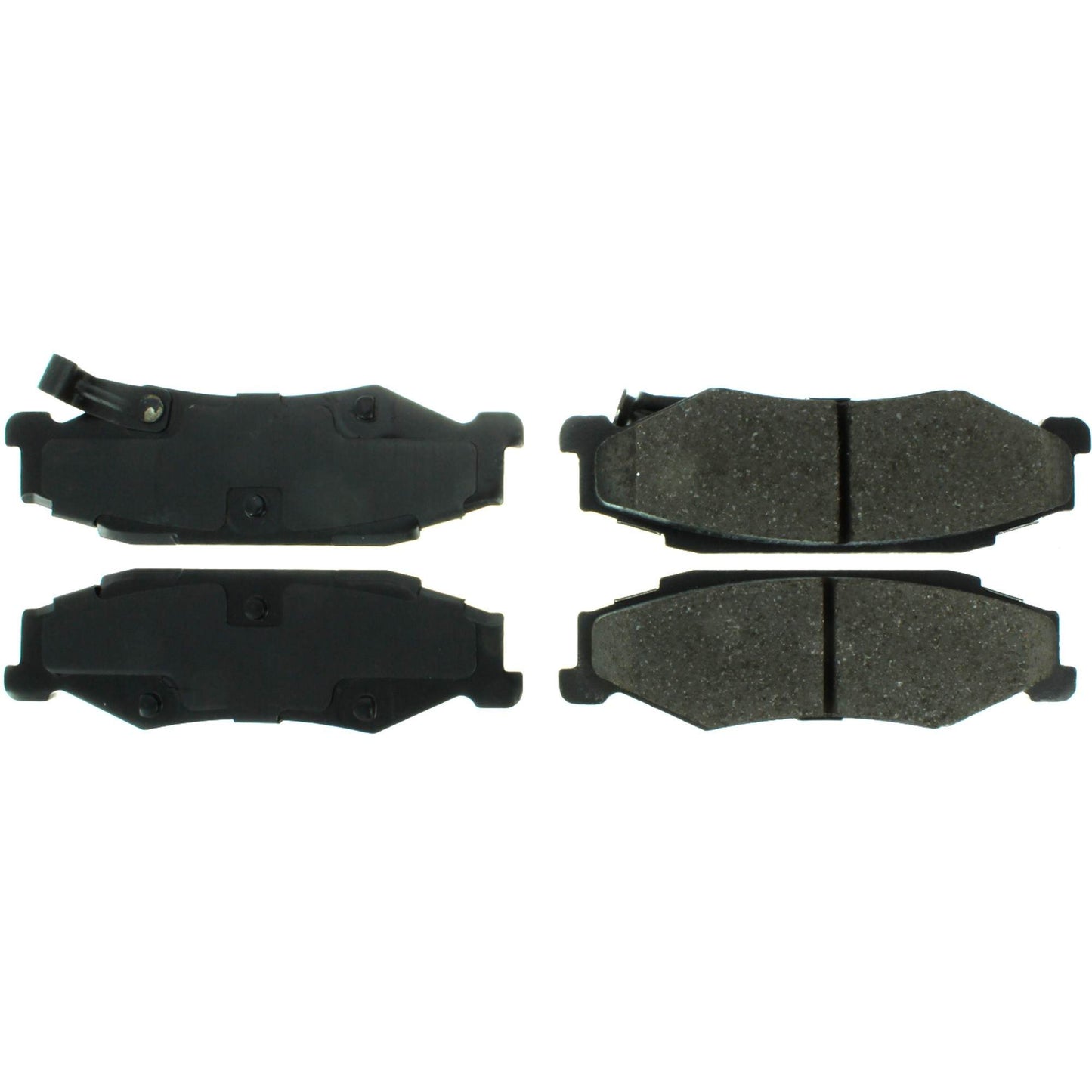 Centric Parts Disc Brake Pad Set Posi Quiet Extended Wear with Shims and Hardware for 2004-2009 Cadillac XLR 2013-1997 Chevrolet Corvette 106.07320