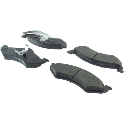 Centric Parts Disc Brake Pad Set Posi Quiet Extended Wear with Shims and Hardware for 1998-1999 Dodge Dakota Durango 106.07460