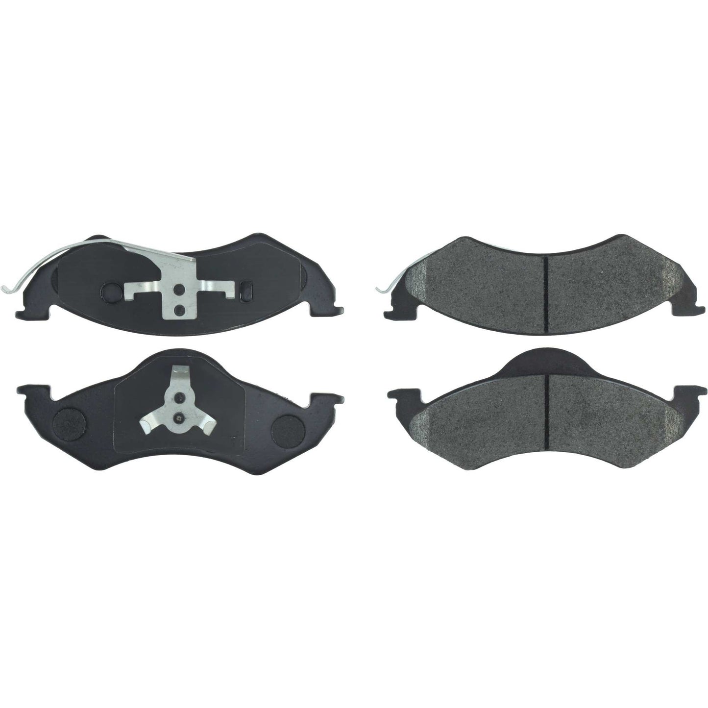 Centric Parts Disc Brake Pad Set Posi Quiet Extended Wear with Shims and Hardware for 1998-1999 Dodge Dakota Durango 106.07460