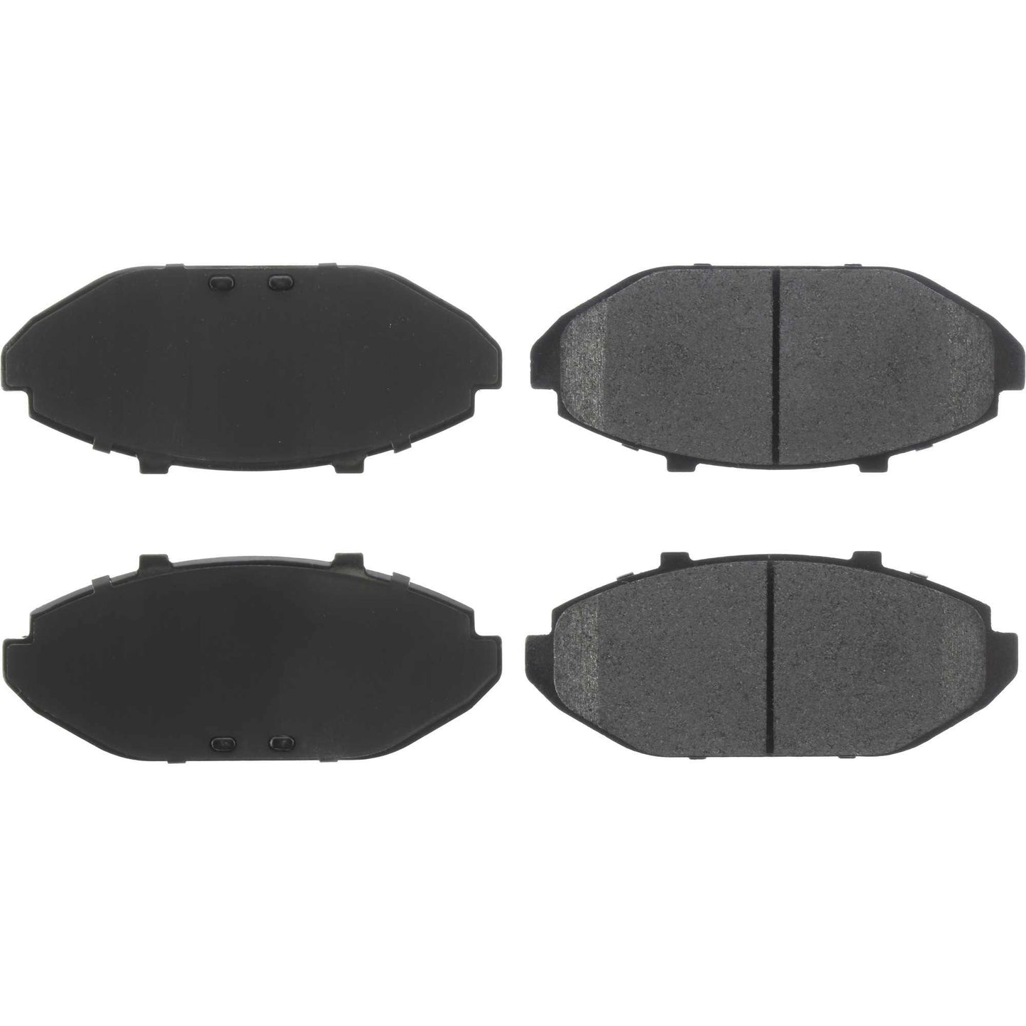 Centric Parts Disc Brake Pad Set Posi Quiet Extended Wear with Shims and Hardware for 1998-2002 Ford Crown Victoria Lincoln Town Car Mercury Grand Marquis 106.07480