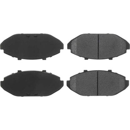 Centric Parts Disc Brake Pad Set Posi Quiet Extended Wear with Shims and Hardware for 1998-2002 Ford Crown Victoria Lincoln Town Car Mercury Grand Marquis 106.07480