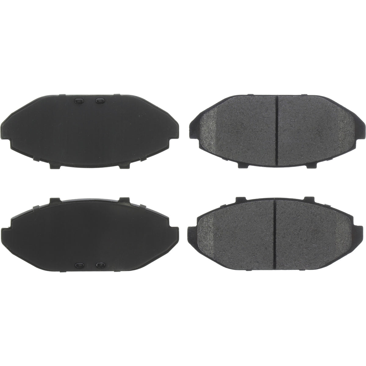 Centric Parts Disc Brake Pad Set Posi Quiet Extended Wear with Shims and Hardware for 1998-2002 Ford Crown Victoria Lincoln Town Car Mercury Grand Marquis 106.07480