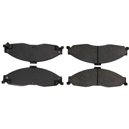 Centric Parts Disc Brake Pad Set Posi Quiet Extended Wear with Shims and Hardware for 2002-1998 Chevrolet Camaro Pontiac Firebird 106.07490
