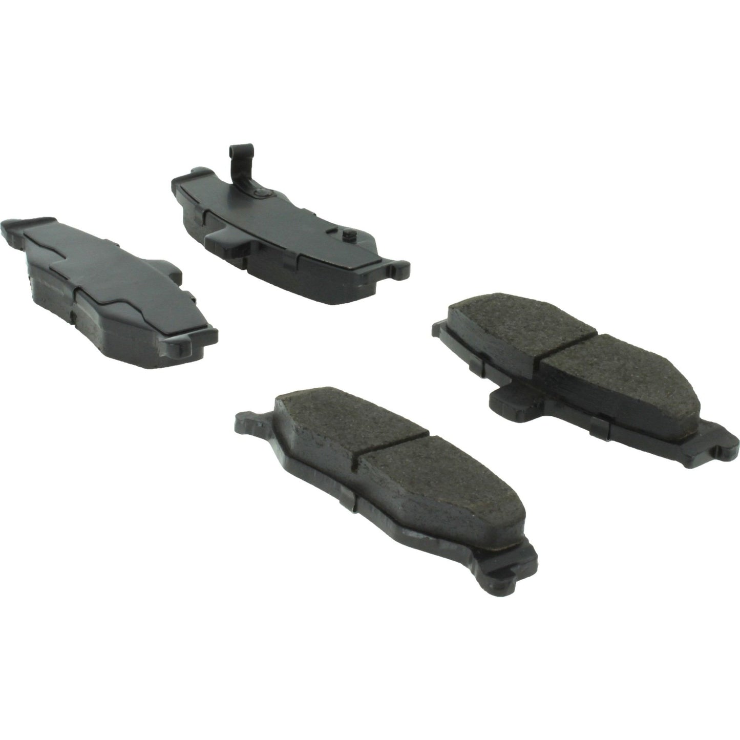 Centric Parts Disc Brake Pad Set Posi Quiet Extended Wear with Shims and Hardware for 2002-1998 Chevrolet Camaro Pontiac Firebird 106.07500