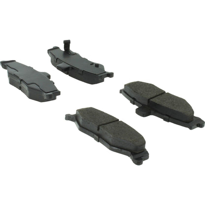 Centric Parts Disc Brake Pad Set Posi Quiet Extended Wear with Shims and Hardware for 2002-1998 Chevrolet Camaro Pontiac Firebird 106.07500