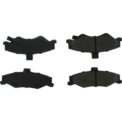 Centric Parts Disc Brake Pad Set Posi Quiet Extended Wear with Shims and Hardware for 2002-1998 Chevrolet Camaro Pontiac Firebird 106.07500
