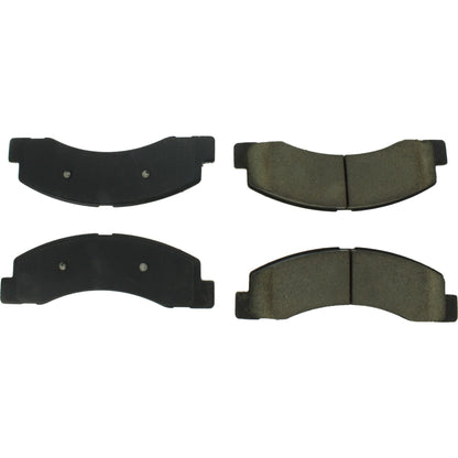 Centric Parts Disc Brake Pad Set Posi Quiet Wear with Shims and Hardware for Ford Club Wagon 1998-2005 Excursion 2000-2005 F-250 2000-2004 F-350 1999-2009