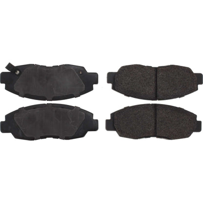 Centric Parts Disc Brake Pad Set Posi Quiet Extended Wear with Shims and Hardware for 1998-2002 Honda Accord 106.07641