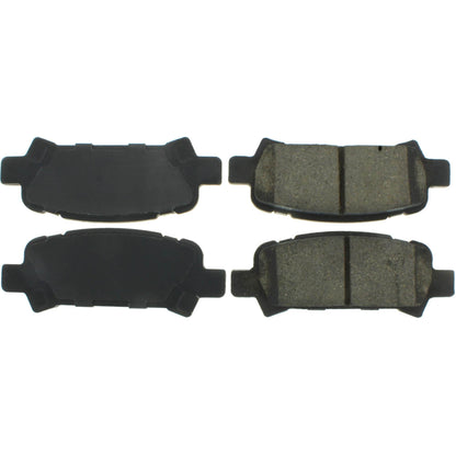 Centric Parts Disc Brake Pad Set Posi Quiet Extended Wear with Shims and Hardware for 2005-2009 Subaru Legacy 106.07701