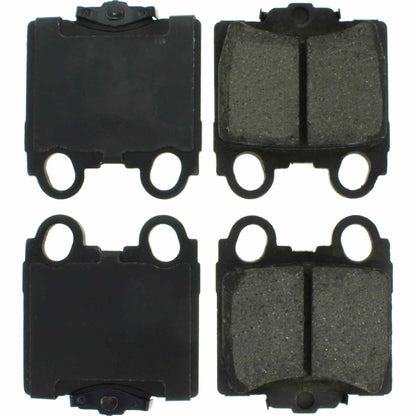 Centric Parts Disc Brake Pad Set Posi Quiet Extended Wear with Shims for Lexus GS300/GS400/GS430/IS300/SC430 2000-2010 106.07710