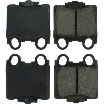 Centric Parts Disc Brake Pad Set Posi Quiet Extended Wear with Shims for Lexus GS300/GS400/GS430/IS300/SC430 2000-2010 106.07710