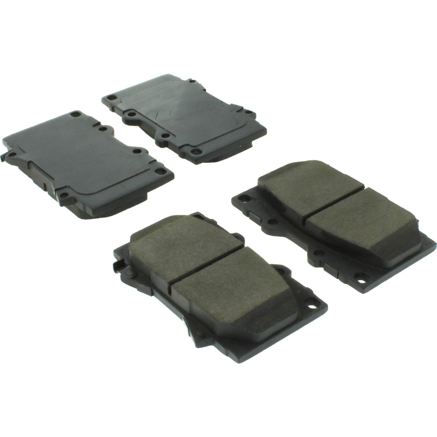 Centric Parts Disc Brake Pad Set Posi Quiet Extended Wear with Shims and Hardware for 1998-2007 Lexus LX470 Toyota Land Cruiser 106.07720