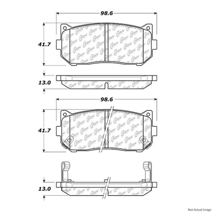 Centric Parts Disc Brake Pad Set 106.07750
