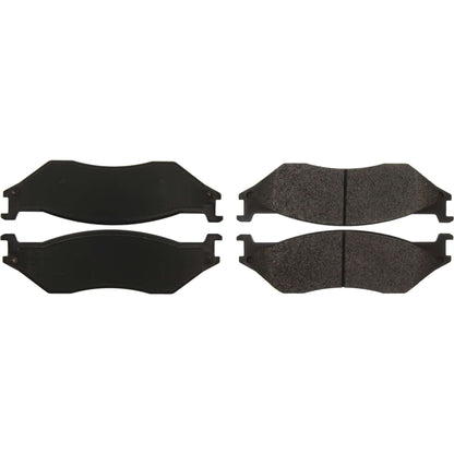 Centric Parts Disc Brake Pad Set Posi Quiet Extended Wear with Shims and Hardware for 2002-2010 Ford E-550 Econoline Super Duty, F53, F-450, F-550