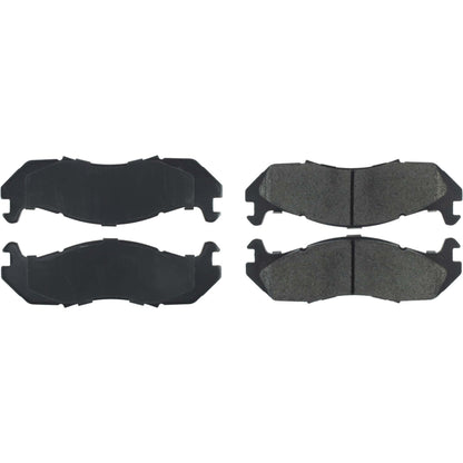 Centric Parts Disc Brake Pad Set Posi Quiet Extended Wear with Shims and Hardware for 2001-1996 Hummer, 2004-2002 H1, 2006 H1 106.07880