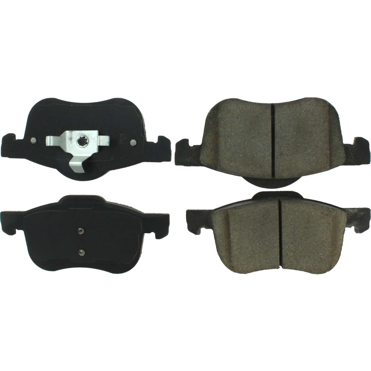 Centric Parts Disc Brake Pad Set Posi Quiet Extended Wear with Shims and Hardware for Volvo C70 2005, S60 2009-2001, S80 2006-1999, V70 2007-2001, XC70 2007-2003 106.07940