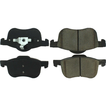 Centric Parts Disc Brake Pad Set Posi Quiet Extended Wear with Shims and Hardware for Volvo C70 2005, S60 2009-2001, S80 2006-1999, V70 2007-2001, XC70 2007-2003 106.07940