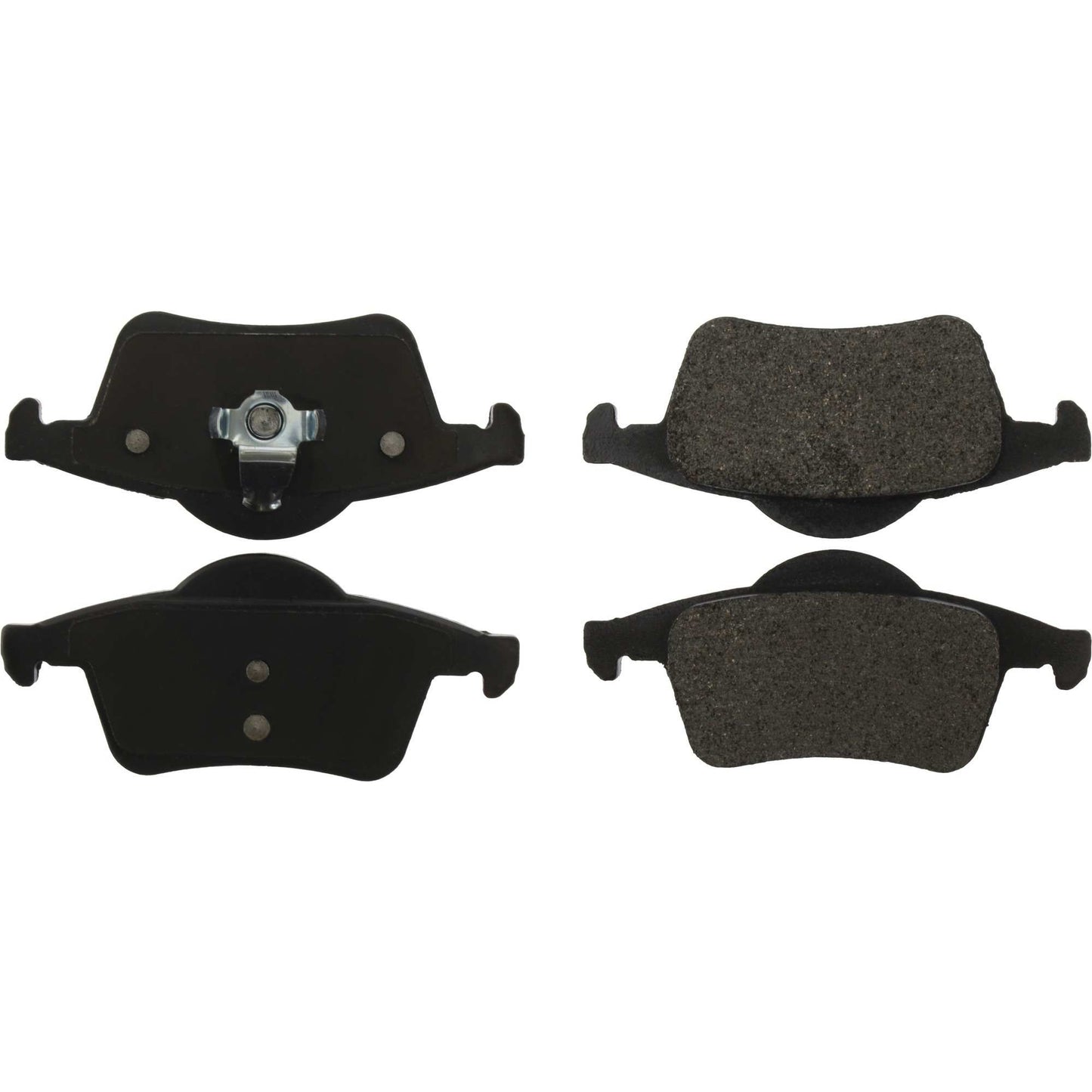 Centric Parts Disc Brake Pad Set Posi Quiet Extended Wear with Shims and Hardware for Volvo S60 2009-2001, S70 2000-1999, S80 2006-1999, V70 2007-1999, XC70 2007-2003 106.07950