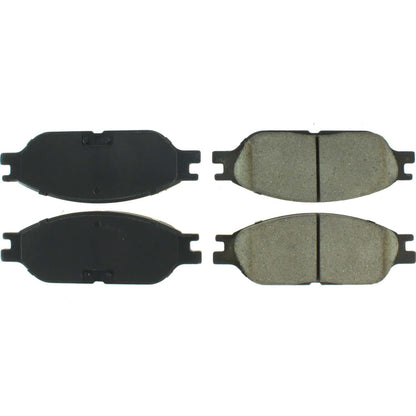 Centric Parts Disc Brake Pad Set Posi Quiet Extended Wear with Shims and Hardware for 1999-2003 Ford Windstar 106.08030
