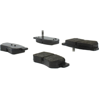 Centric Parts Disc Brake Pad Set Posi Quiet Extended Wear with Shims for 2001-2010 Hyundai, Kia, and Mitsubishi Models