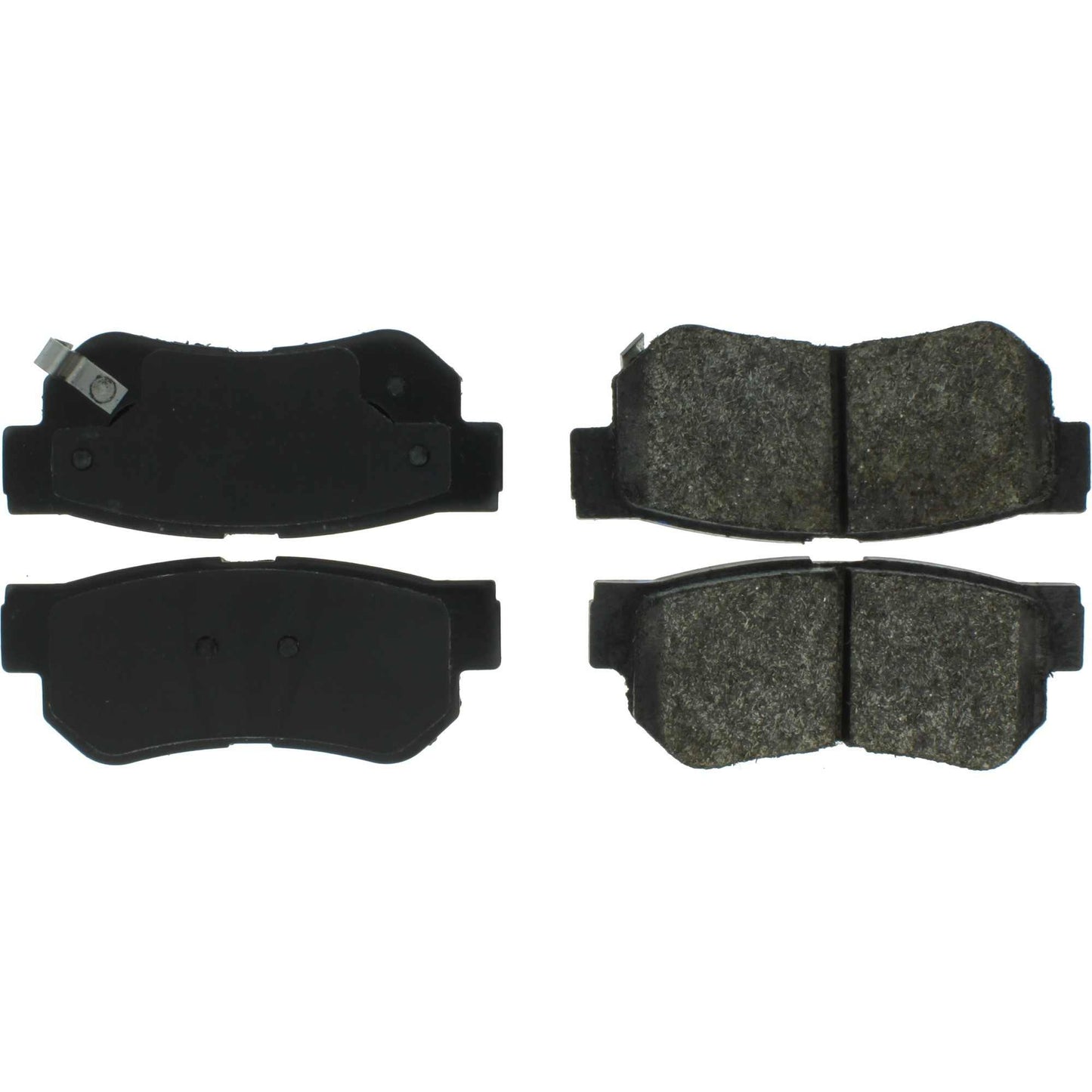 Centric Parts Disc Brake Pad Set Posi Quiet Extended Wear with Shims for 2001-2010 Hyundai, Kia, and Mitsubishi Models
