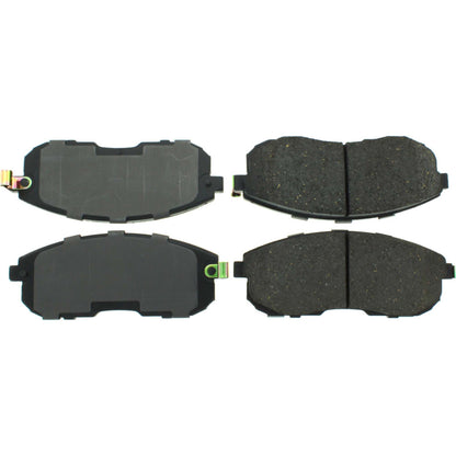 Centric Parts Disc Brake Pad Set Posi Quiet Extended Wear with Shims and Hardware for Infiniti G35 2005-03, I30 2001-00, Nissan 350Z 2005-03, Maxima 2001-99, Sentra 2010-07 106.08150