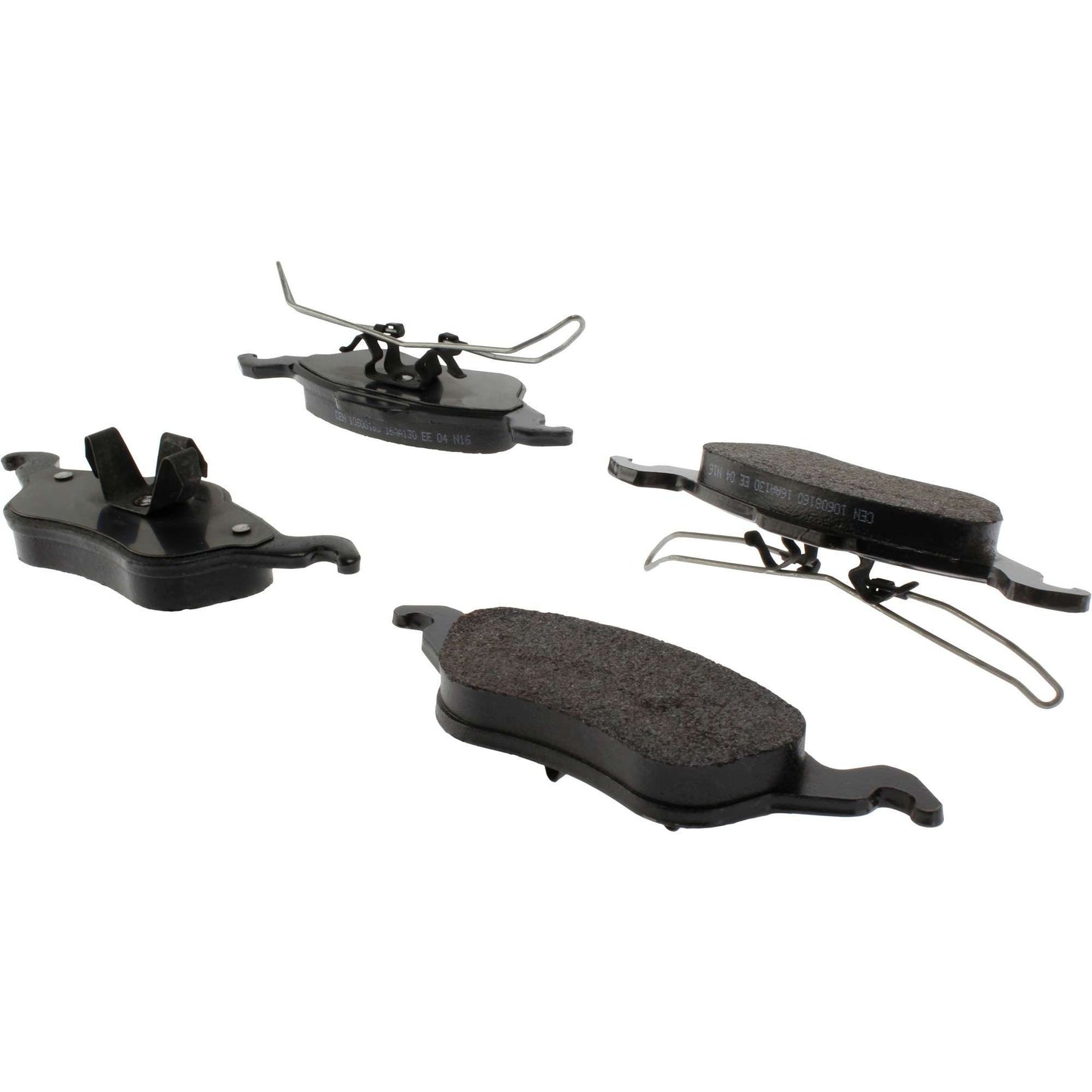 Centric Parts Disc Brake Pad Set Posi Quiet Extended Wear with Shims and Hardware for 2000-2004 Ford Focus 106.08160