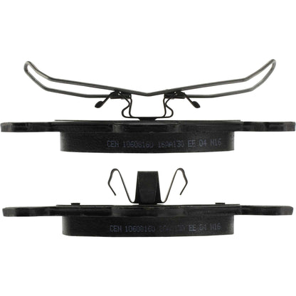 Centric Parts Disc Brake Pad Set Posi Quiet Extended Wear with Shims and Hardware for 2000-2004 Ford Focus 106.08160