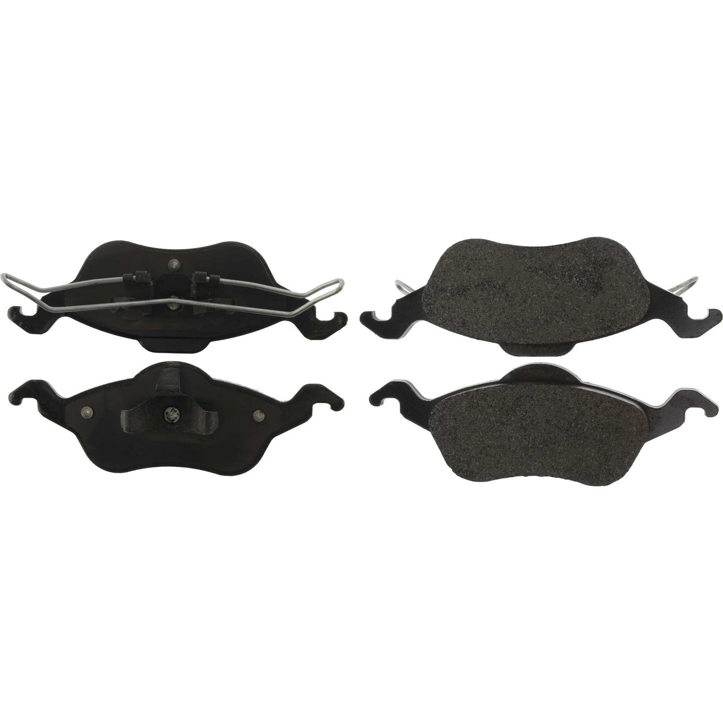 Centric Parts Disc Brake Pad Set Posi Quiet Extended Wear with Shims and Hardware for 2000-2004 Ford Focus 106.08160
