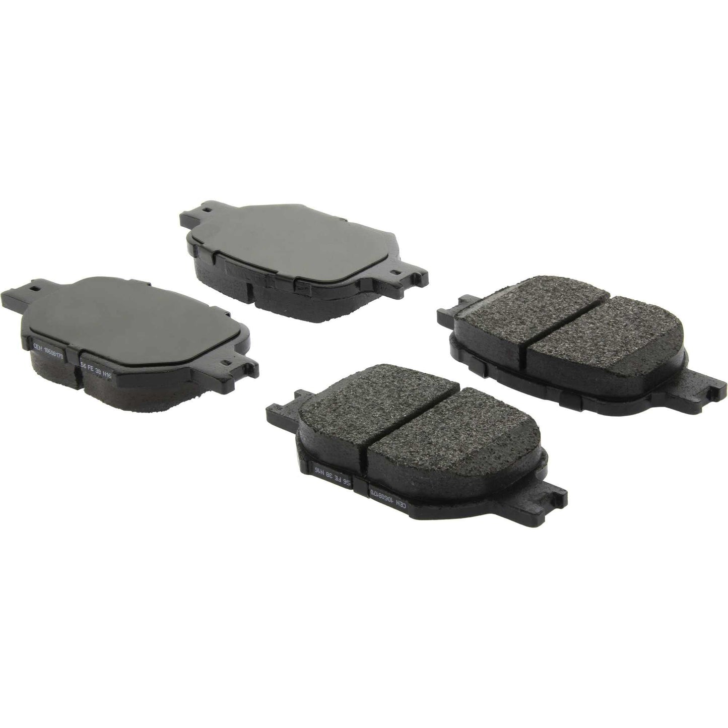 Centric Parts Disc Brake Pad Set Posi Quiet Extended Wear with Shims and Hardware for 2005-2010 Scion tC Toyota Celica 106.08170