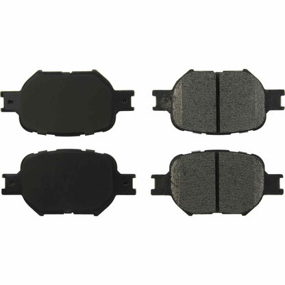 Centric Parts Disc Brake Pad Set Posi Quiet Extended Wear with Shims and Hardware for 2005-2010 Scion tC Toyota Celica 106.08170