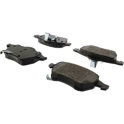 Centric Parts Disc Brake Pad Set Posi Quiet Extended Wear with Shims and Hardware 106.08190