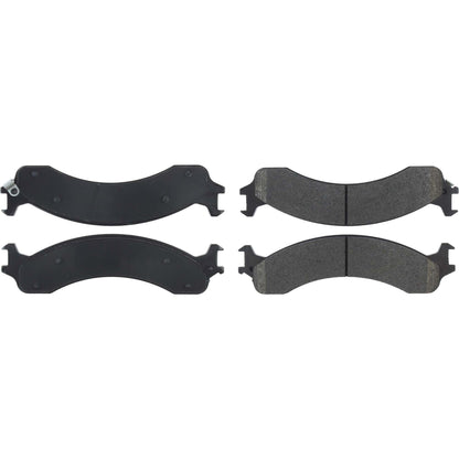 Centric Parts Disc Brake Pad Set Posi Quiet Extended Wear with Shims and Hardware for 2000-2002 Dodge Ram 2500 3500 4000 Ramcharger 106.08210
