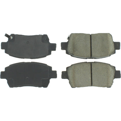 Centric Parts Disc Brake Pad Set Posi Quiet Extended Wear for 2001-2015 Toyota Scion iQ xA xB Echo MR2 Prius 106.08220