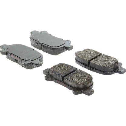 Centric Parts Disc Brake Pad Set Posi Quiet Extended Wear with Shims and Hardware for 2005-2008 Toyota Avalon Camry Solara 106.08280