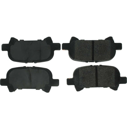 Centric Parts Disc Brake Pad Set Posi Quiet Extended Wear with Shims and Hardware for 2000-2004 Toyota Avalon, 2000-2001 Camry, 2000-2003 Solara 106.08281