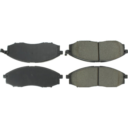Centric Parts Disc Brake Pad Set Posi Quiet Extended Wear with Shims and Hardware for 2000-2004 Nissan Frontier Xterra 106.08300