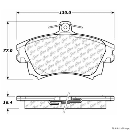 Centric Parts Disc Brake Pad Set 106.08370